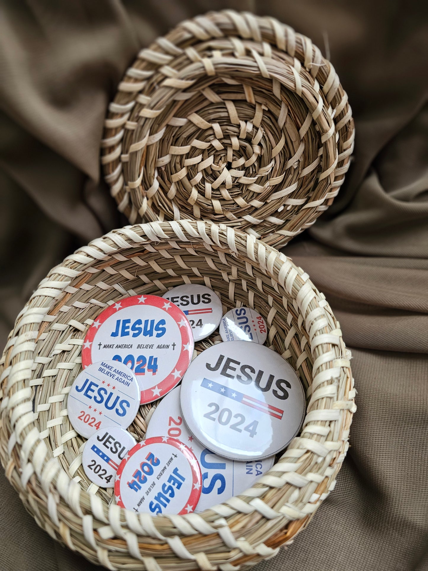 Jesus 2024 Pinback Buttons