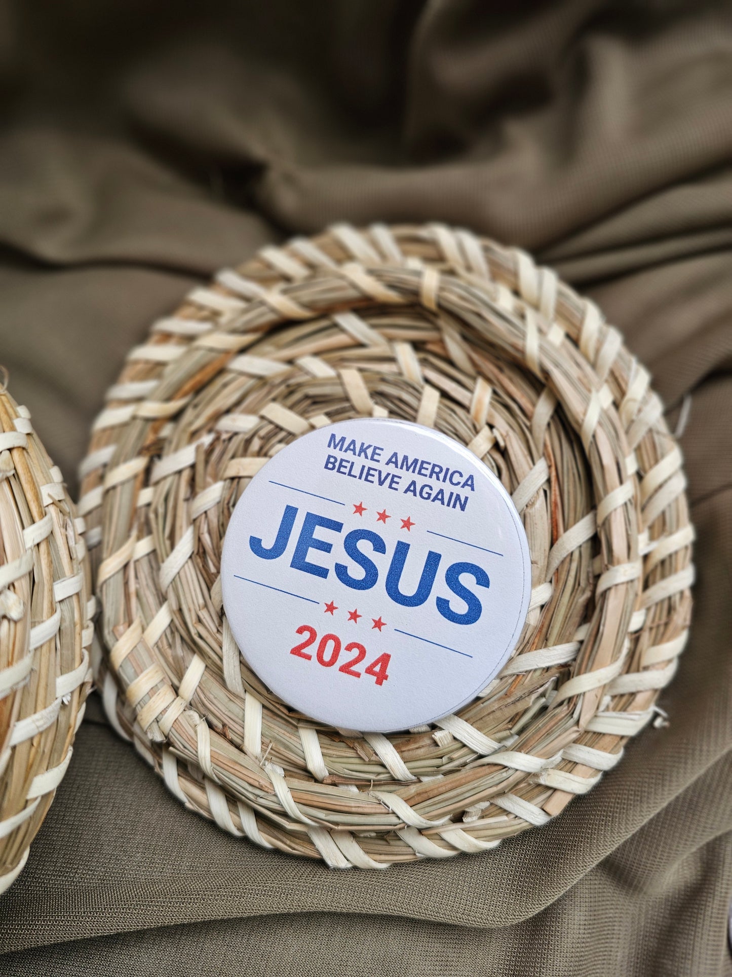 Jesus 2024 Pinback Buttons
