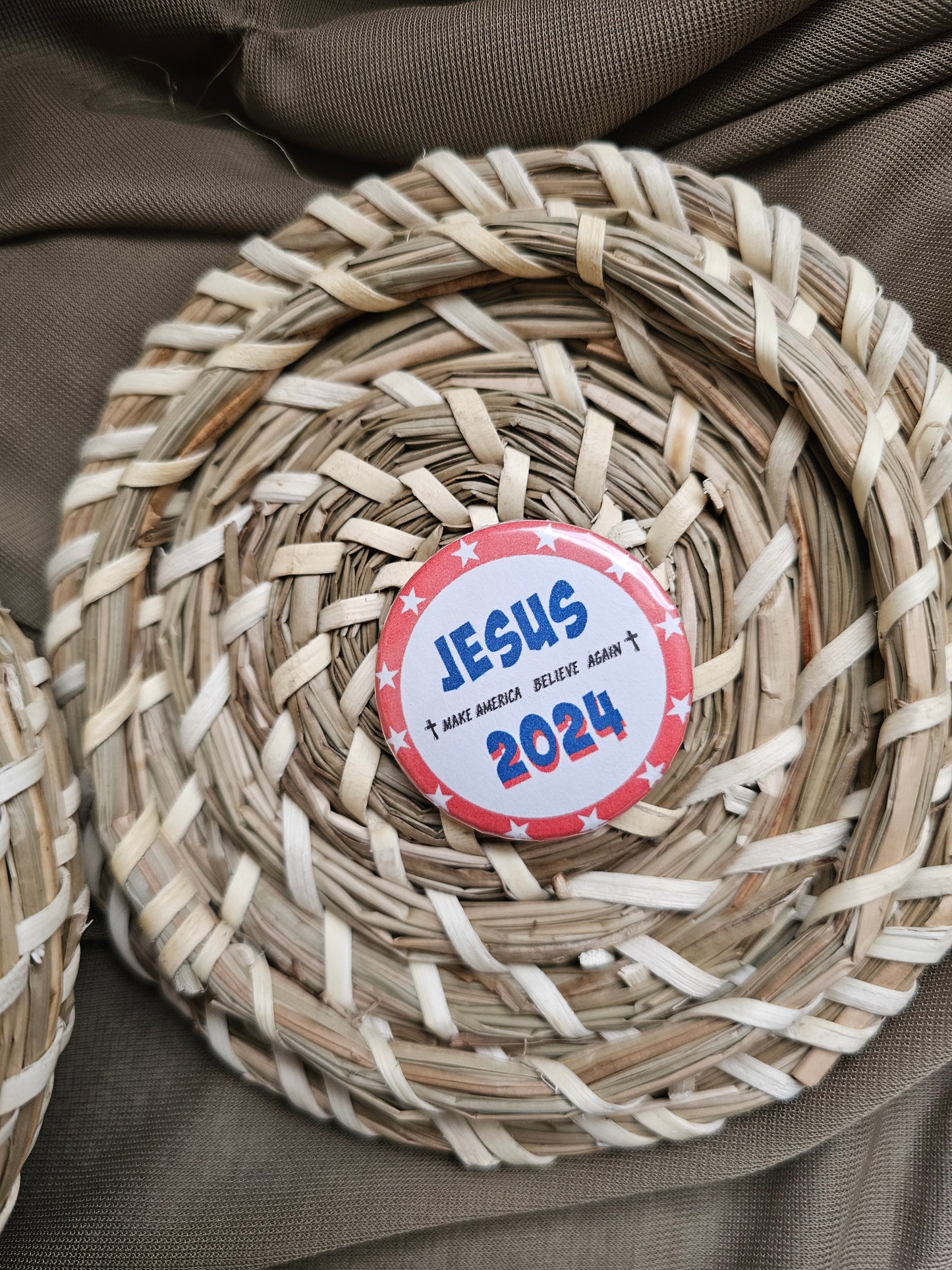 Jesus 2024 Pinback Buttons