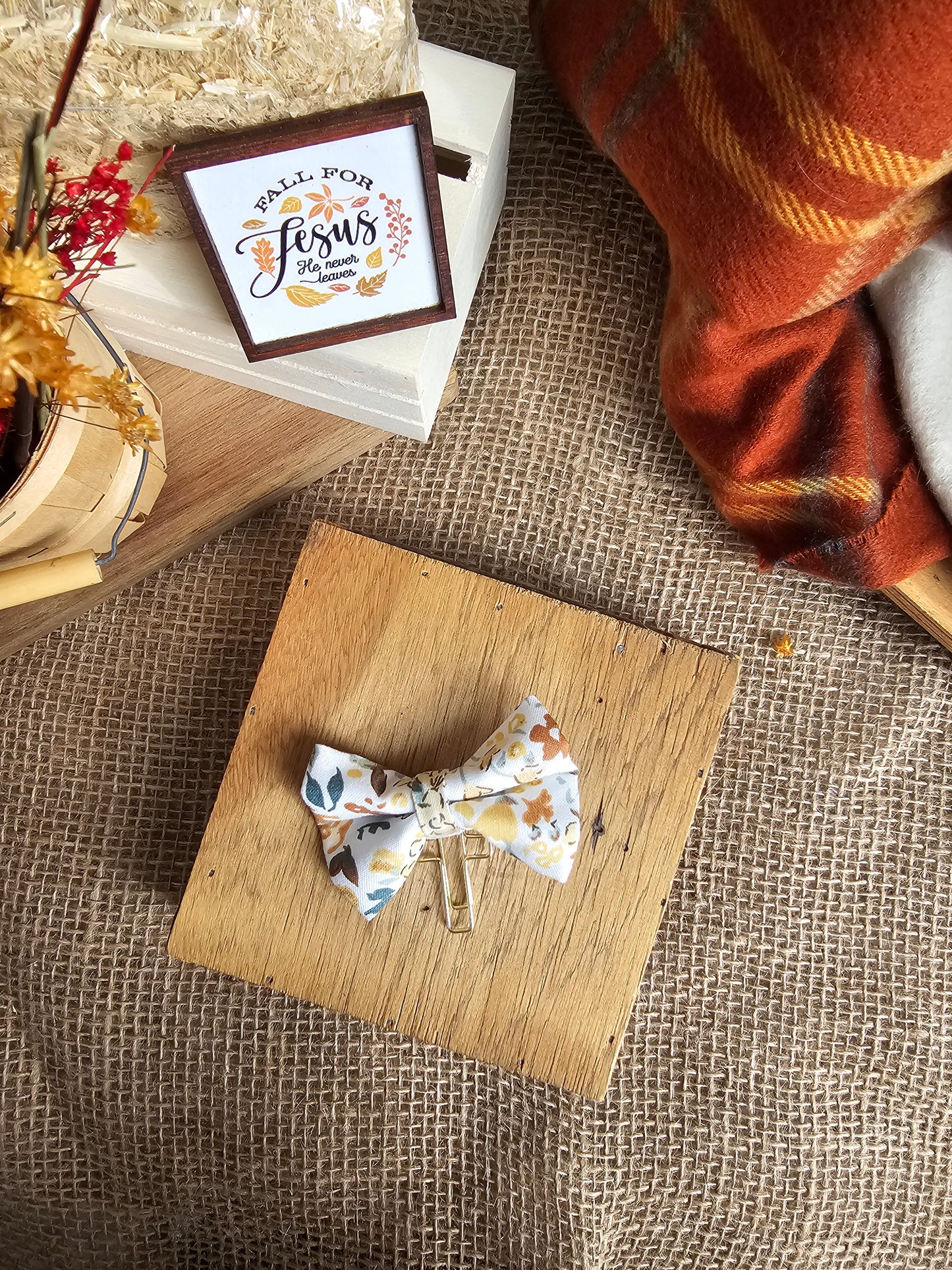 Placeholder Bows: Fall for Jesus Collection