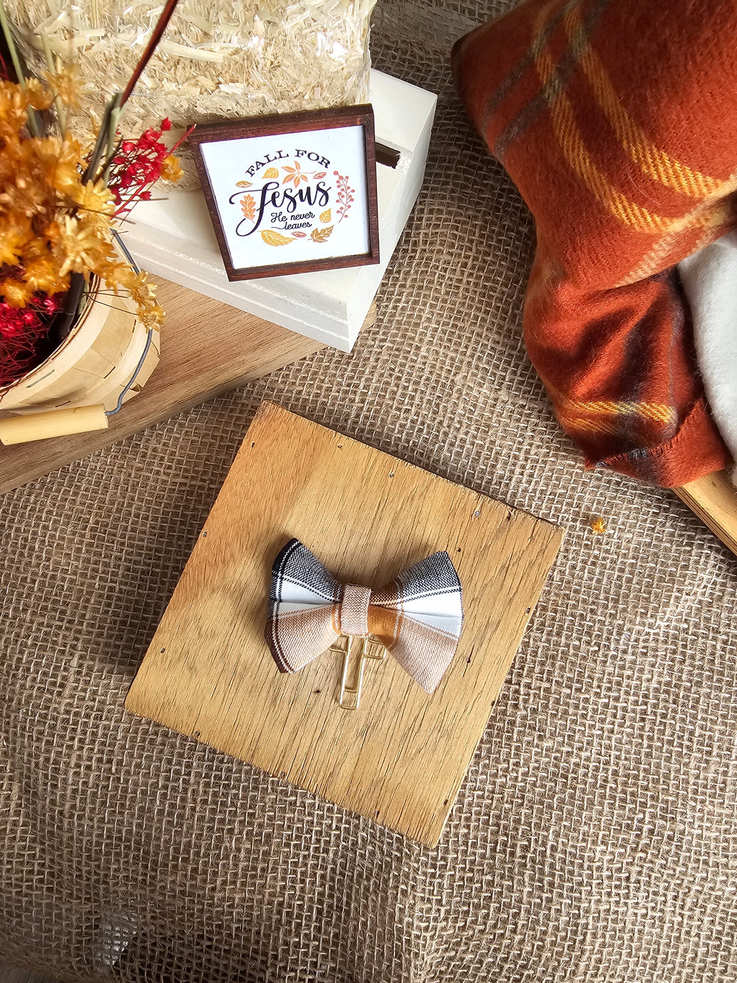 Placeholder Bows: Fall for Jesus Collection